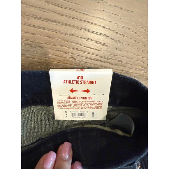Lucky Brand Men's 410 Athletic Straight Advanced Stretch 36x32 NWT - Picture 5 of 9